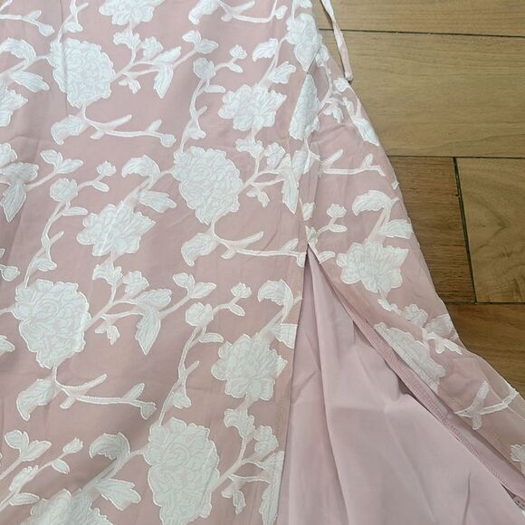 Sweet Pot The Label Totally Wild Midi Dress Pink NEW with tags - Picture 9 of 13